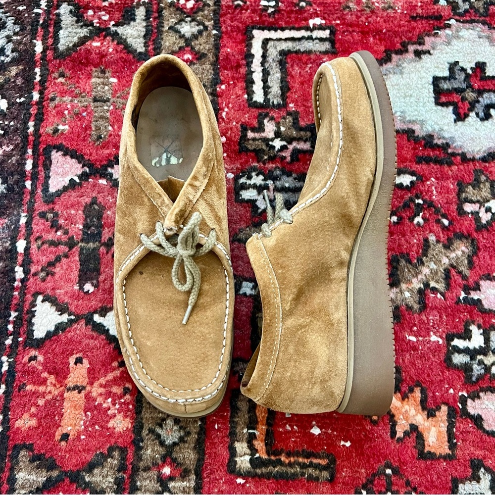 Vintage Vibrant Suede Shoes